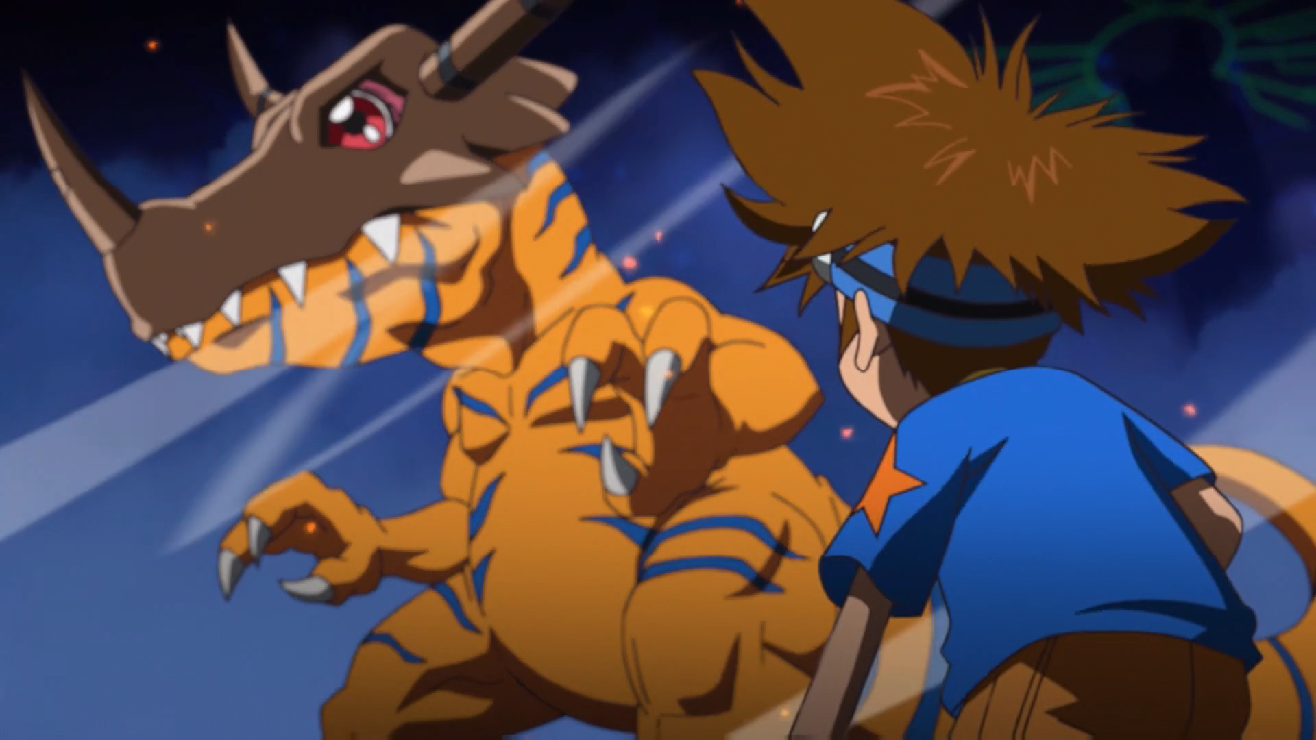 Digimon Adventure tri. - Agumon digivolve para Greymon DUBLADO 