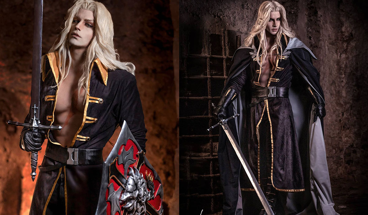 Taryn faz cosplay incrível de Alucard de Castlevania