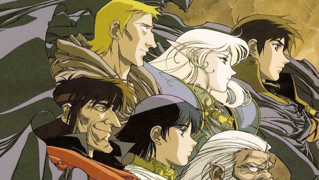 Record of Lodoss War anime dos anos 90 entra no catálogo da Funimation