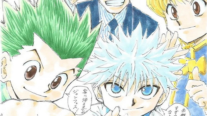 2022 nova chegada anime hunter x hunter personagens pintura a óleo