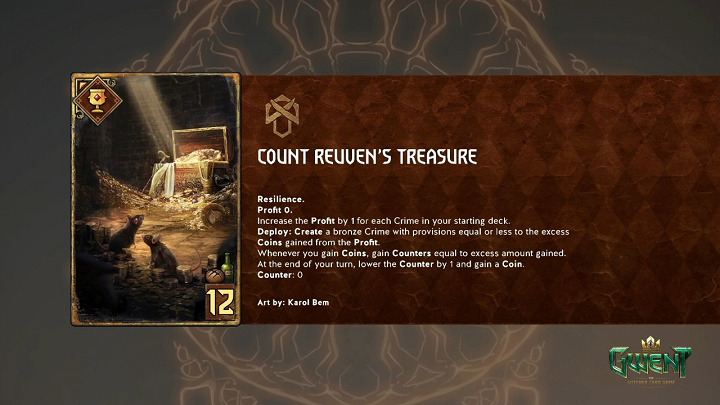 count revven's treasure