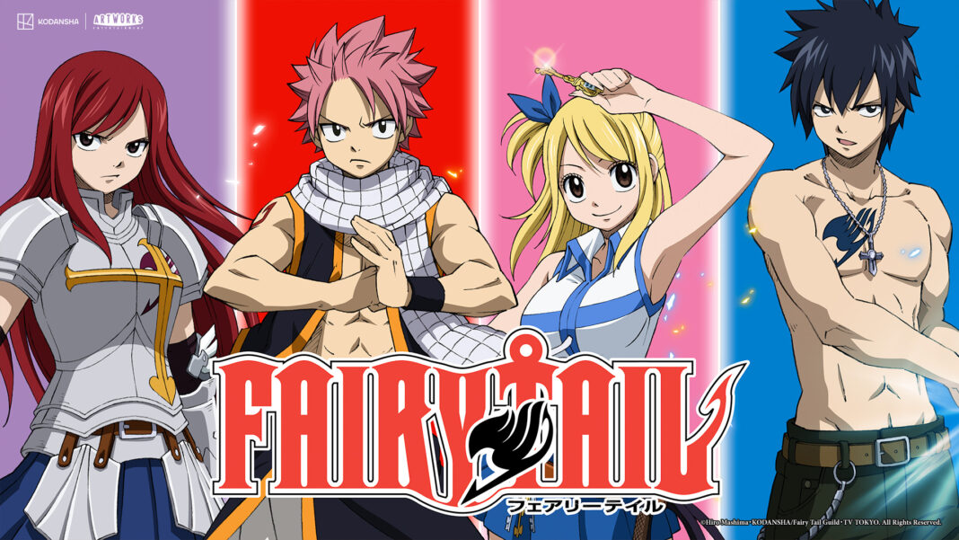 Fairy Tail dublado ganha data de estreia na HBO Max e redes sociais oficiais no Brasil