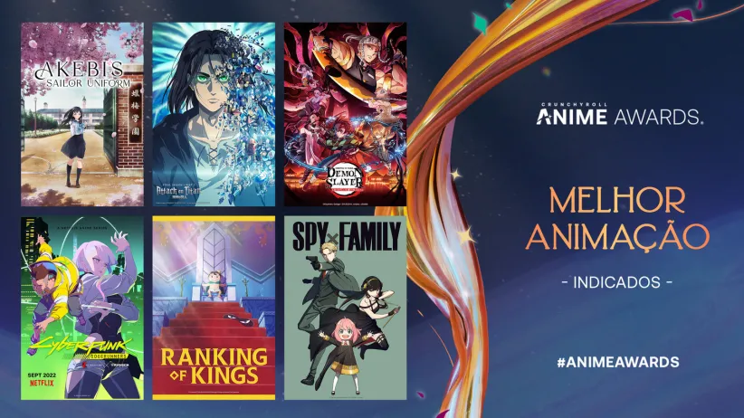 Crunchyroll revela os indicado ao Anime Awards 2023 e abre período de votação nas categorias
