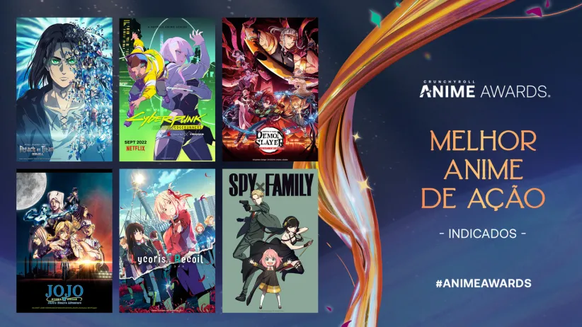 Crunchyroll revela os indicado ao Anime Awards 2023 e abre período de votação nas categorias