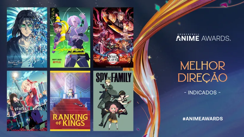 Crunchyroll revela os indicado ao Anime Awards 2023 e abre período de votação nas categorias