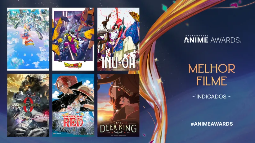 Crunchyroll revela os indicado ao Anime Awards 2023 e abre período de votação nas categorias