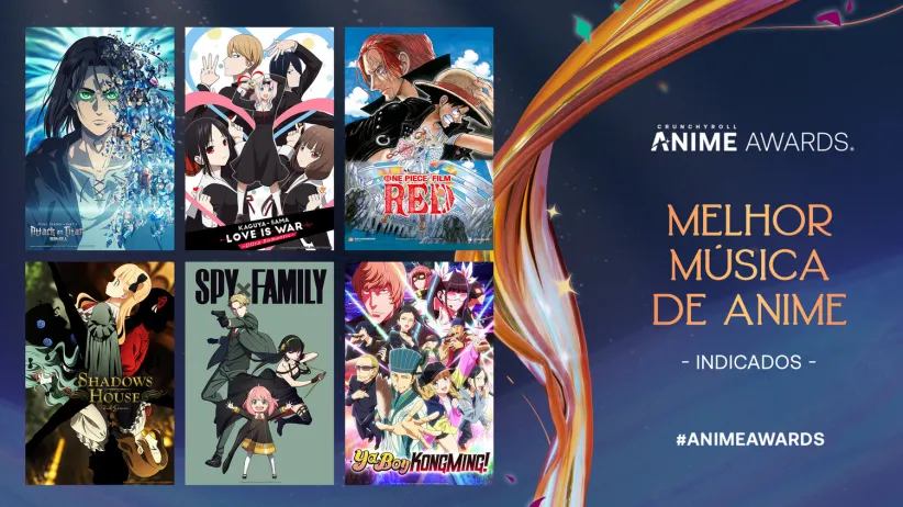 Crunchyroll revela os indicado ao Anime Awards 2023 e abre período de votação nas categorias