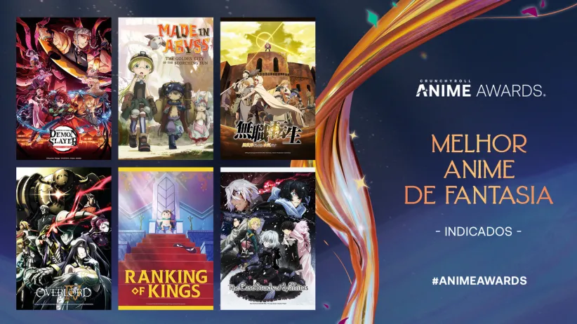 Crunchyroll revela os indicado ao Anime Awards 2023 e abre período de votação nas categorias