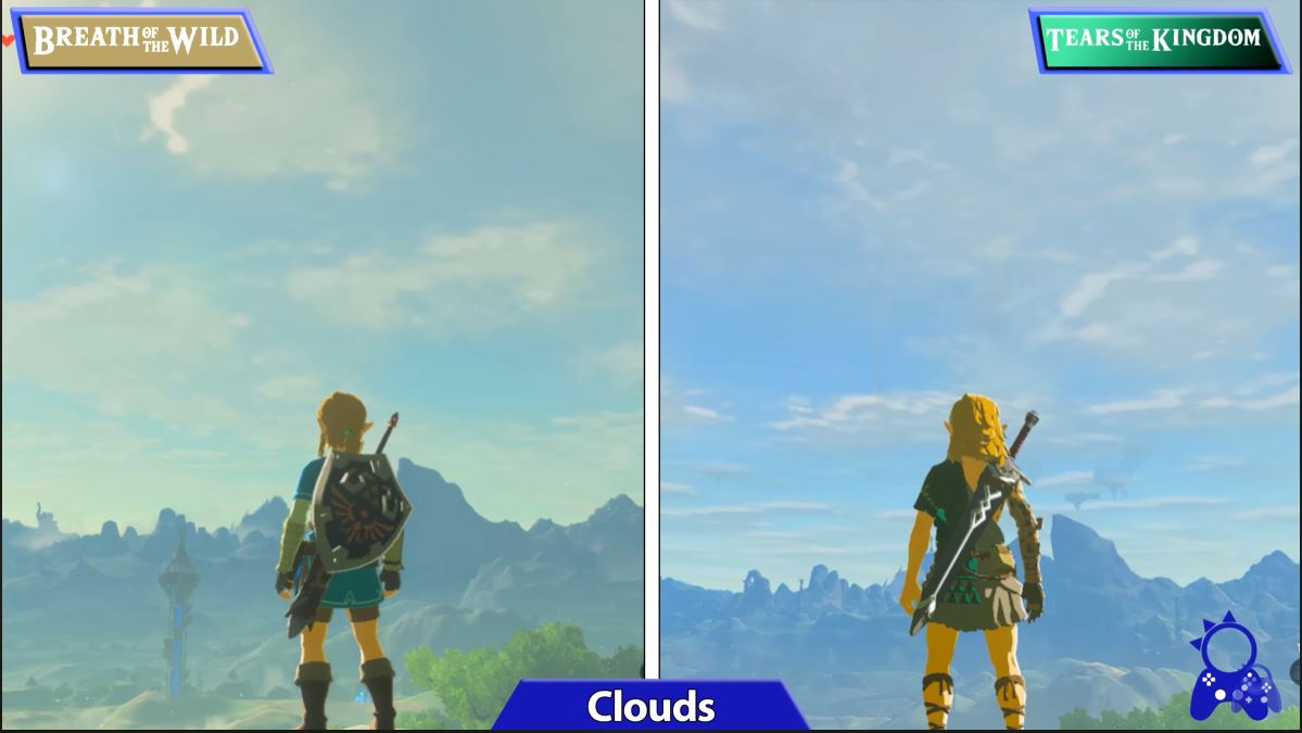 The Legend of Zelda: Confira o vídeo que compara os avanços gráficos entre Tears of the Kingdom e Breath of the Wild