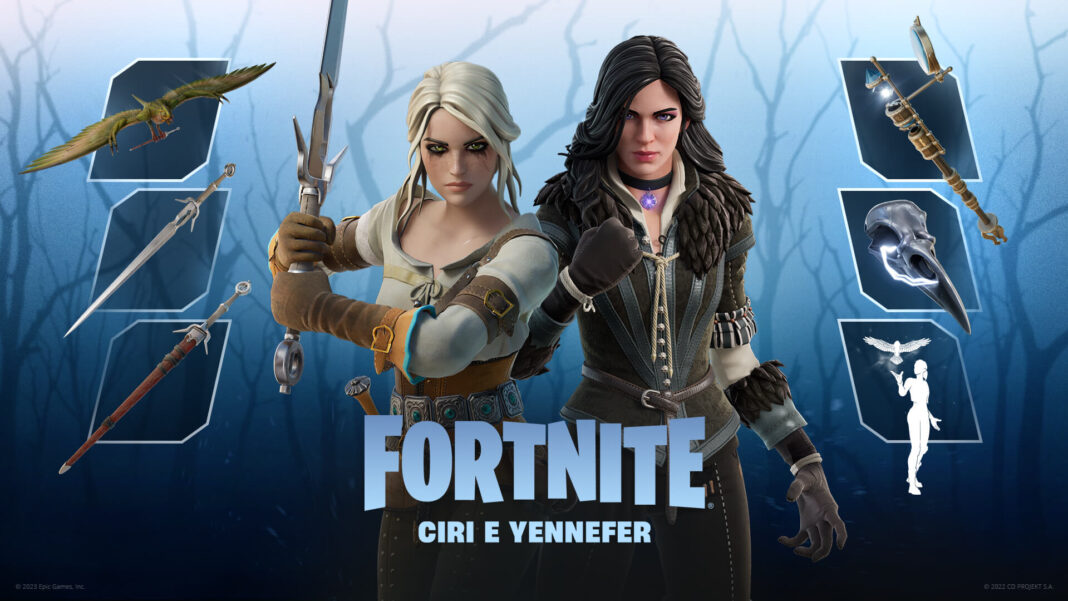 The Witcher: Ciri e Yennefer estão disponíveis no Fortnite