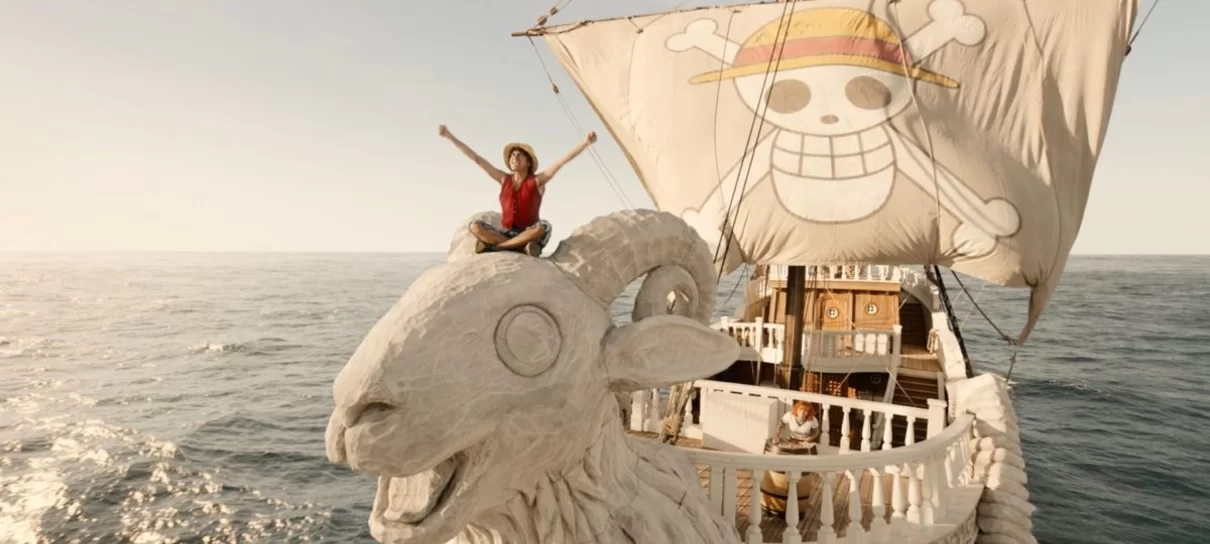 One Piece Live-action: Ação da Netflix leva o Going Merry para Copacabana