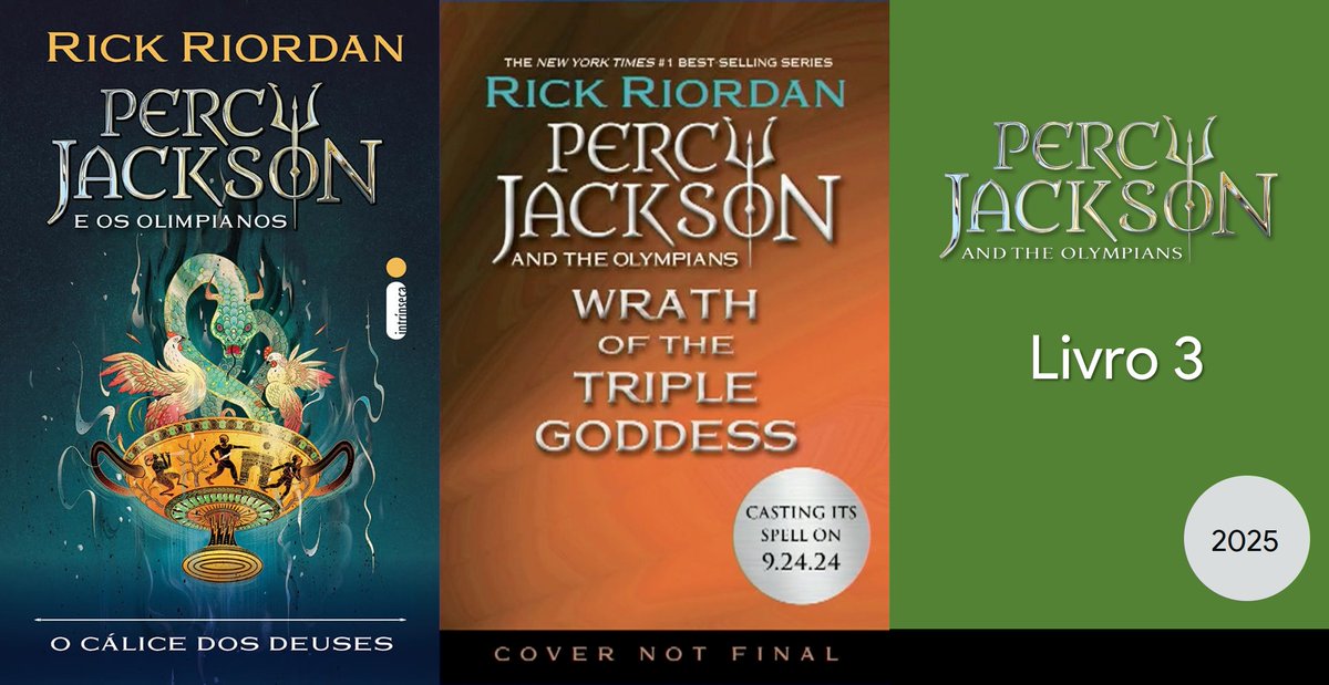 Percy Jackson nova trilogia