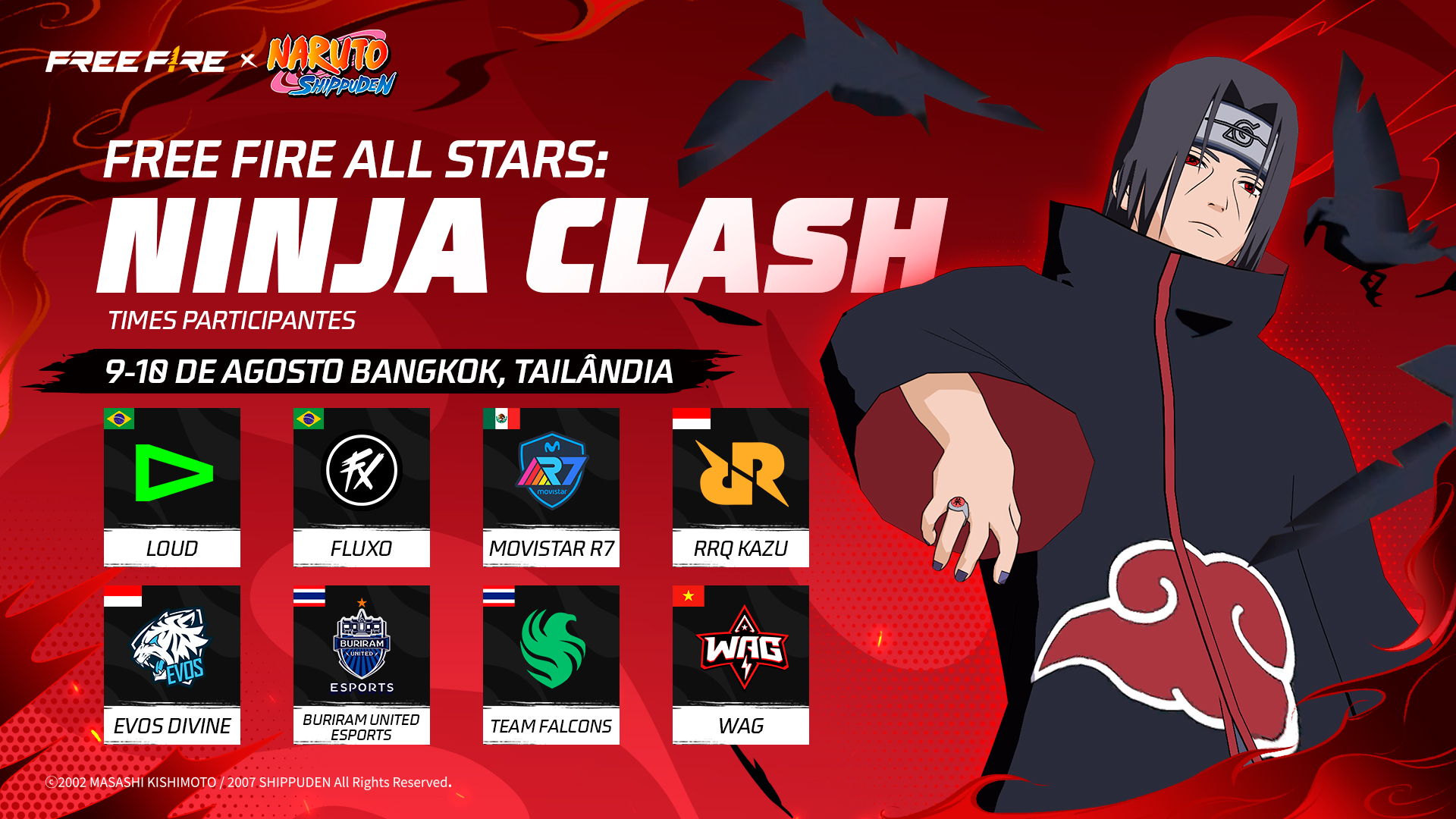 Free Fire x Naruto