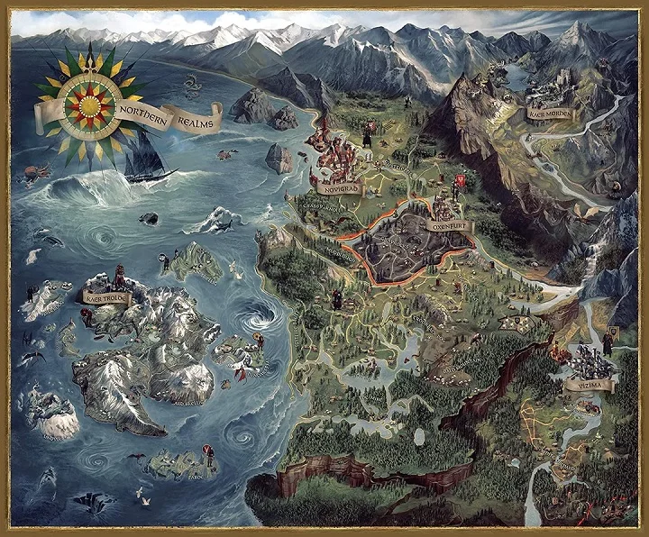the witcher-map