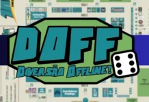 Arena RPG do Diversão Offline ganha cenografia pela Eternos Contos e operação de mesas pela Tavernando Arena RPG